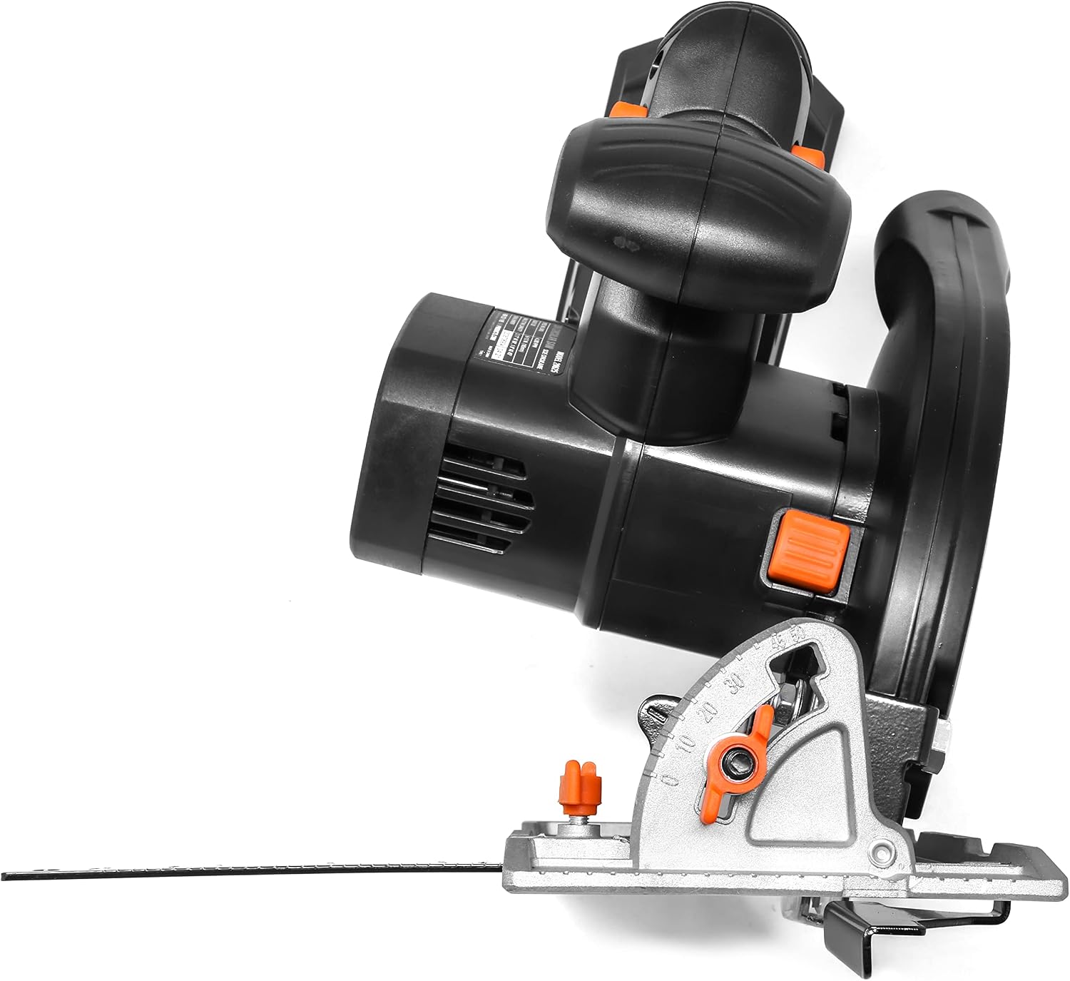 WEN Cordless Circular Saw, 6.5-Inch Blade with 20V Max 4.0 Ah Lithium-Ion Battery and Charger (20625)