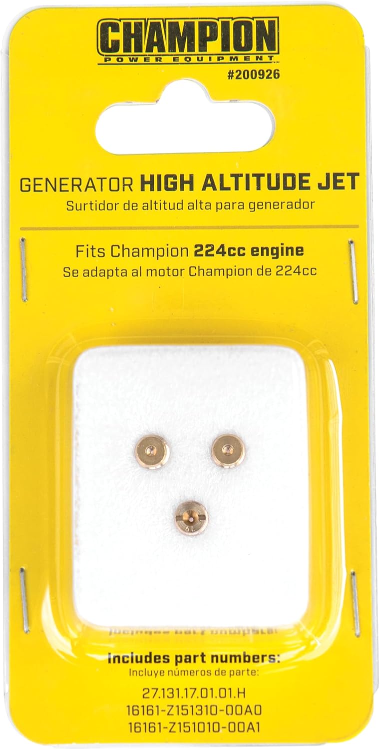 Champion Power Equipment High Altitude Jet Kit for Champion 224cc Engines