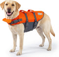 Outward Hound Granby Splash Orange Dog Life Jacket, Large