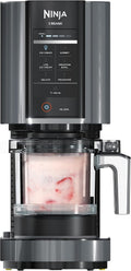Ninja CREAMi Ice Cream Maker | 7-in-1 - IceCream, Gelato, Sorbet, Milkshakes, Mix-ins, Smoothie Bowls & More | Includes (1) Dishwasher Safe 16 oz. Pint with storage lid | Black | NC299AMZ