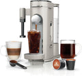 Ninja Pod and Grounds Specialty Single Serve Coffee Maker, K-Cup Pod Compatible, Brews, Compact Design, Built-in Milk Frother, 56 Ounces Reservoir, 6 Ounces Cup to 24 Ounces Mug Sizes, Stone, PB051ST
