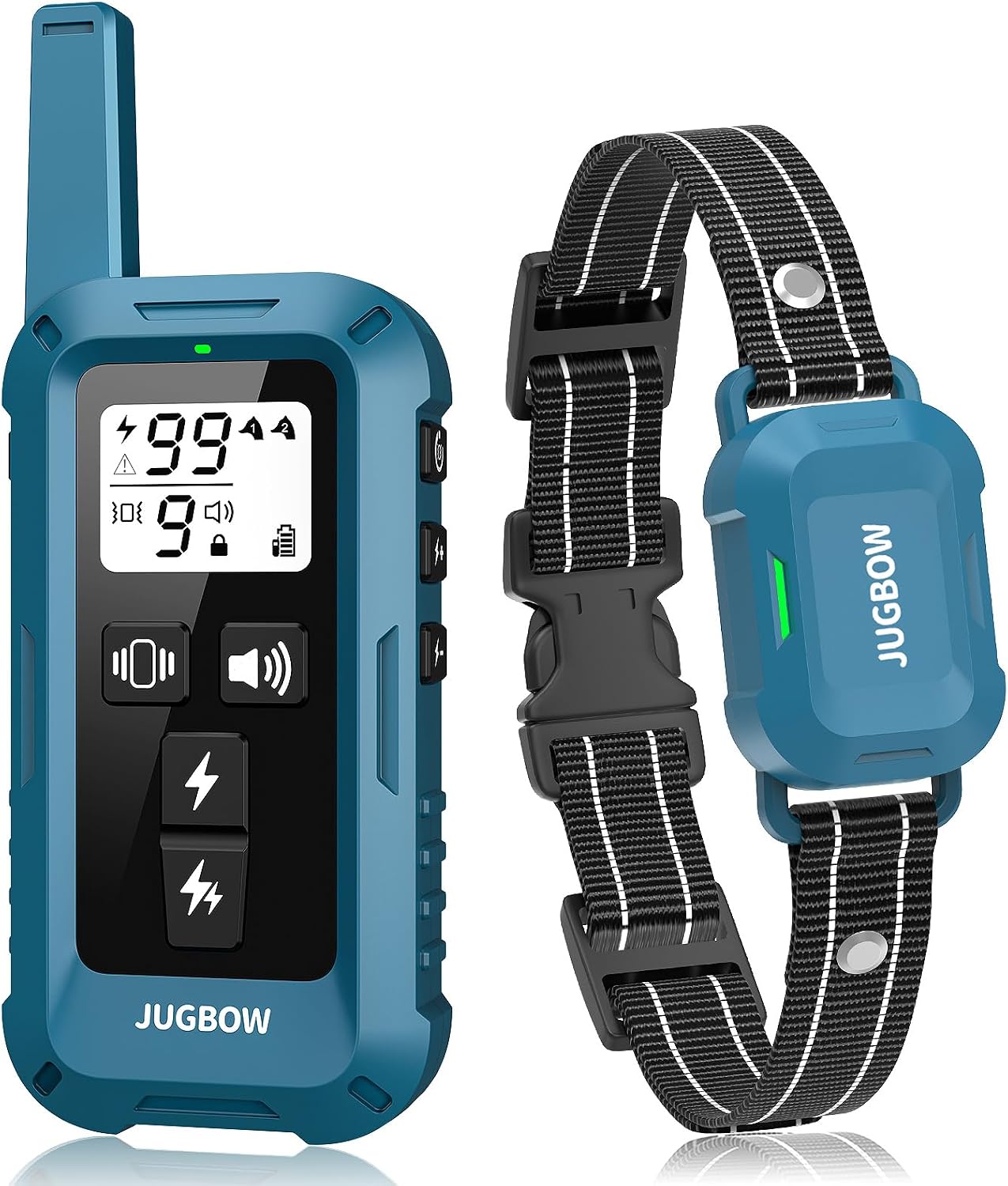 Dog Shock Collar - 4200FT Dog Training Collar with Remote, IPX8 Waterproof Electric Collar with 4 Training Modes, Security Lock, Rechargeable e-Collar for Dogs 10-120lbs