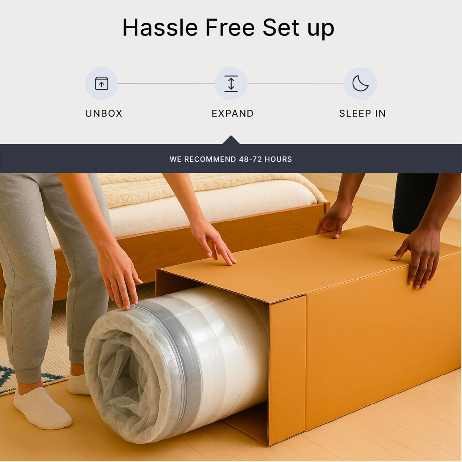 Signature Design by Ashley Twin Size Firm 6" Memory Foam Mattress, Super Soft Foam with Breathable Quilted Cover, Fiberglass-Free, Mattress in A Box, Adjustable Base Compatible, Limited Warranty
