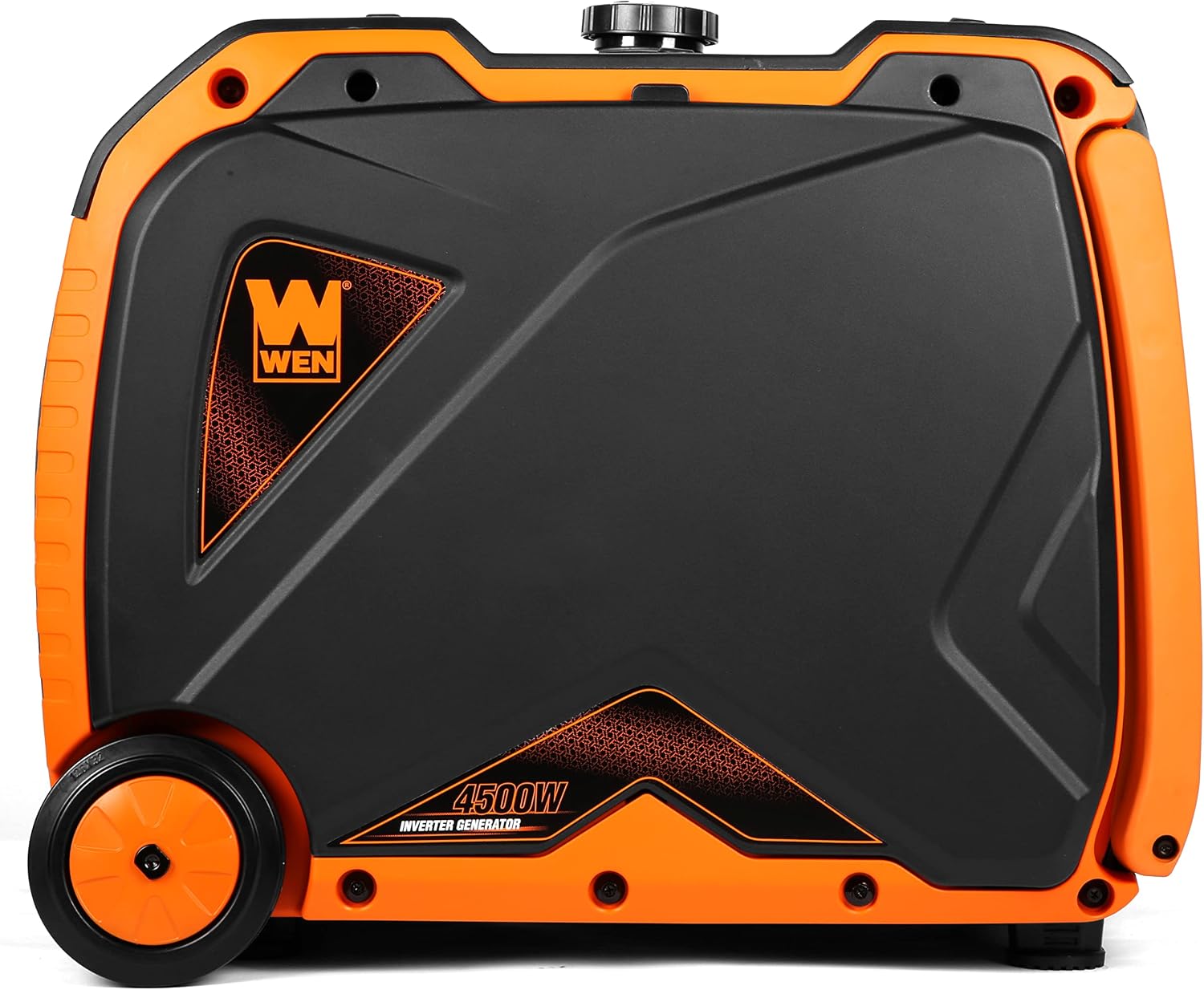 WEN 56450iX Dual Super Quiet 4500-Watt RV-Ready Portable Inverter Generator with Fuel Shut-Off and CO Watchdog Black