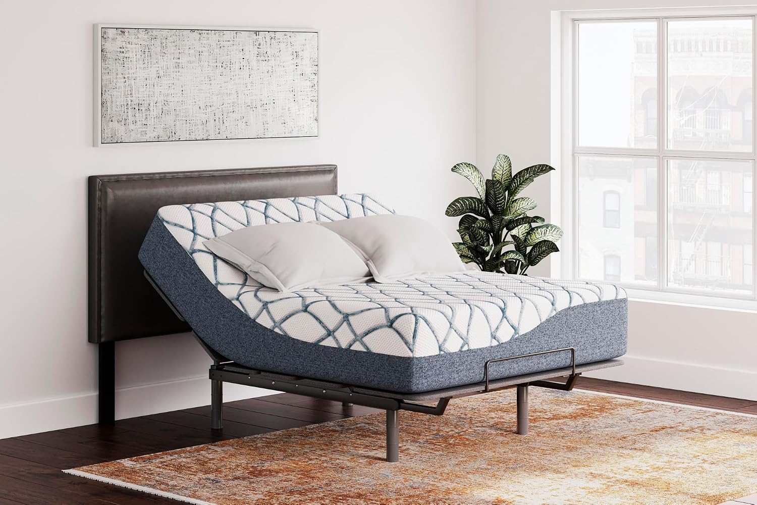 Signature Design by Ashley 14 Inch Chime Elite 2.0 Ultra Plush Green Tea Memory Foam Mattress for Cool Sleep and Pressure Relief, King, Fiberglass-Free, Mattress In A Box