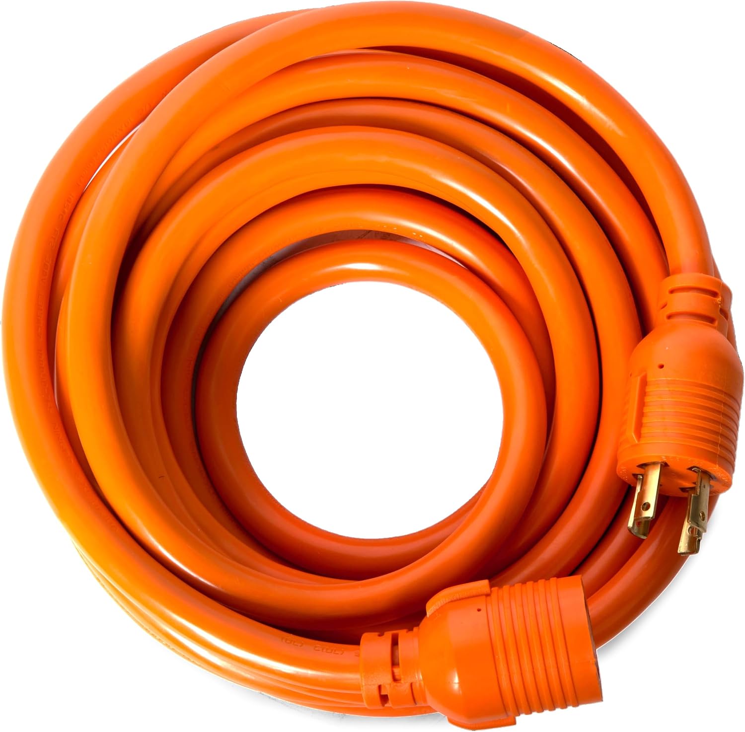 WEN 250V 30-Amp Generator Power Cord for Manual Transfer Switches, 25-Foot, L14-30P to L14-30R (PC3025)