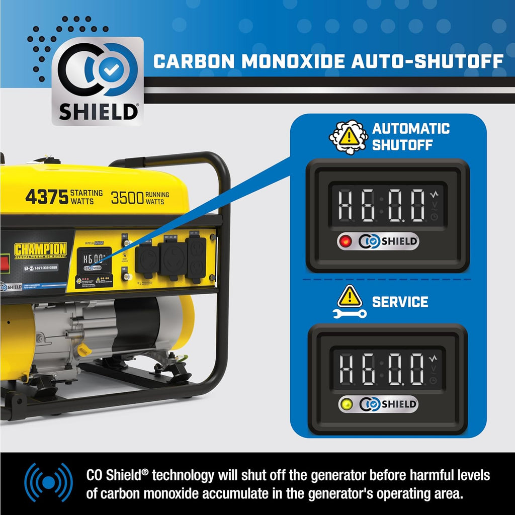 Champion Power Equipment 4375-Watt RV Ready Portable Generator with Free 3-Year Warranty