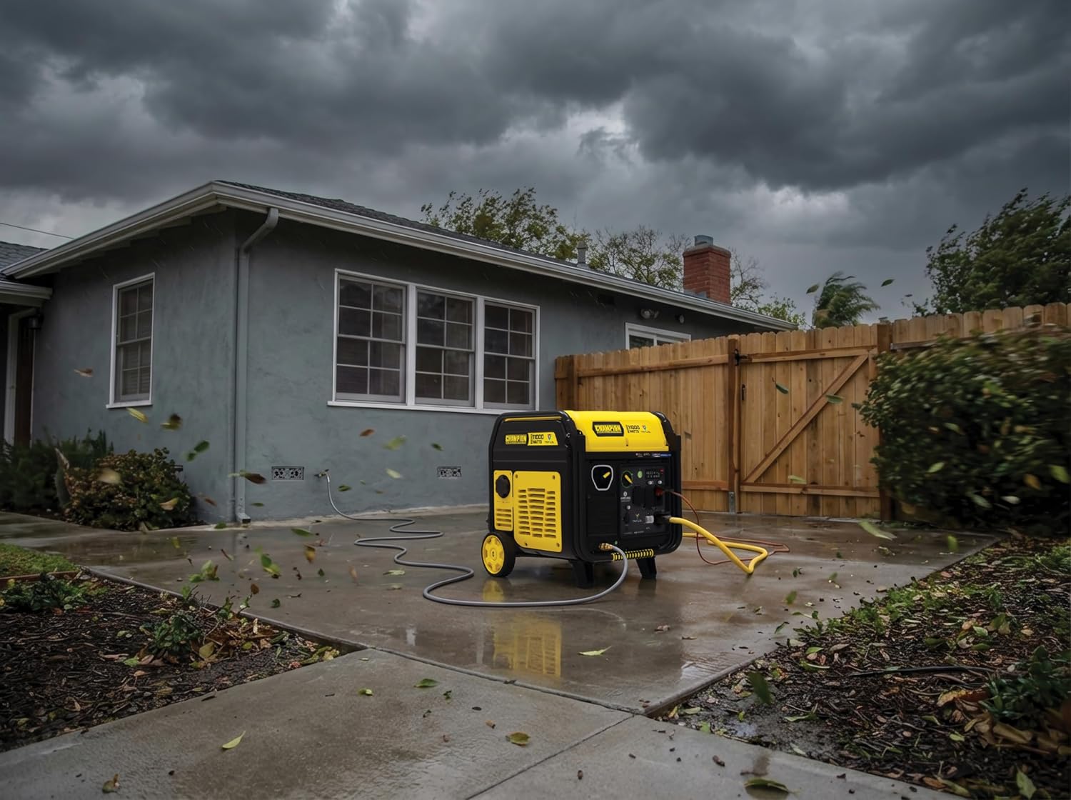 Champion Power Equipment 11,000-Watt Wireless Remote Start Tri Fuel Home Backup Portable Inverter Generator with Quiet Technology and Free 3-Year Warranty