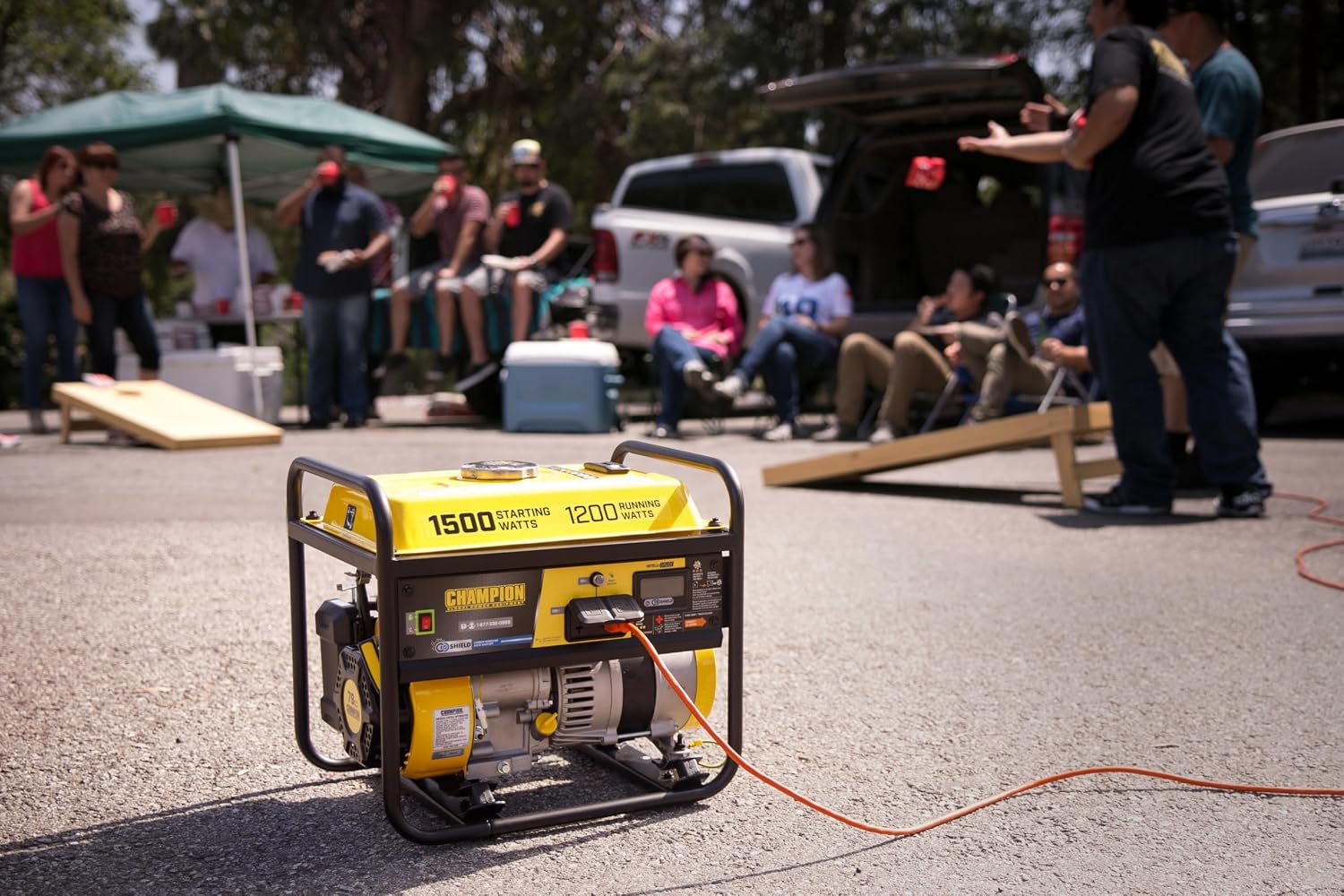 Champion Power Equipment 1500-Watt Portable Generator with Free 3-Year Warranty