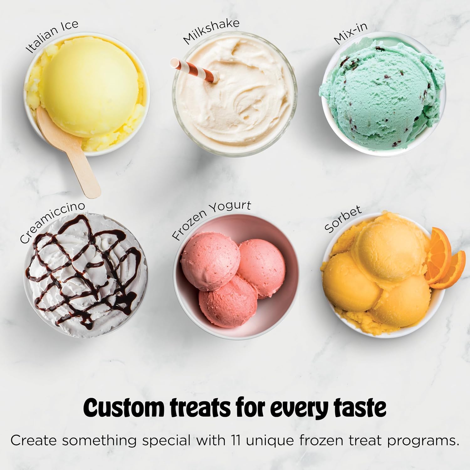 Ninja CREAMi Deluxe Ice Cream Maker | 11-in-1 Create Frozen Desserts, Sorbet, Milkshakes, Yogurt & More | Includes 2 Dishwasher Safe XL 24 Oz. Tubs with storage lids | Silver | NC501