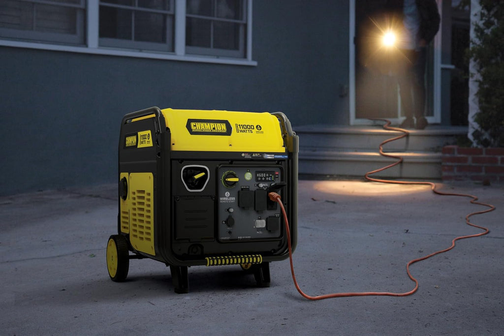 Champion Power Equipment 11,000-Watt Wireless Remote Start Home Backup Portable Inverter Generator with Quiet Technology and Free 3-Year Warranty