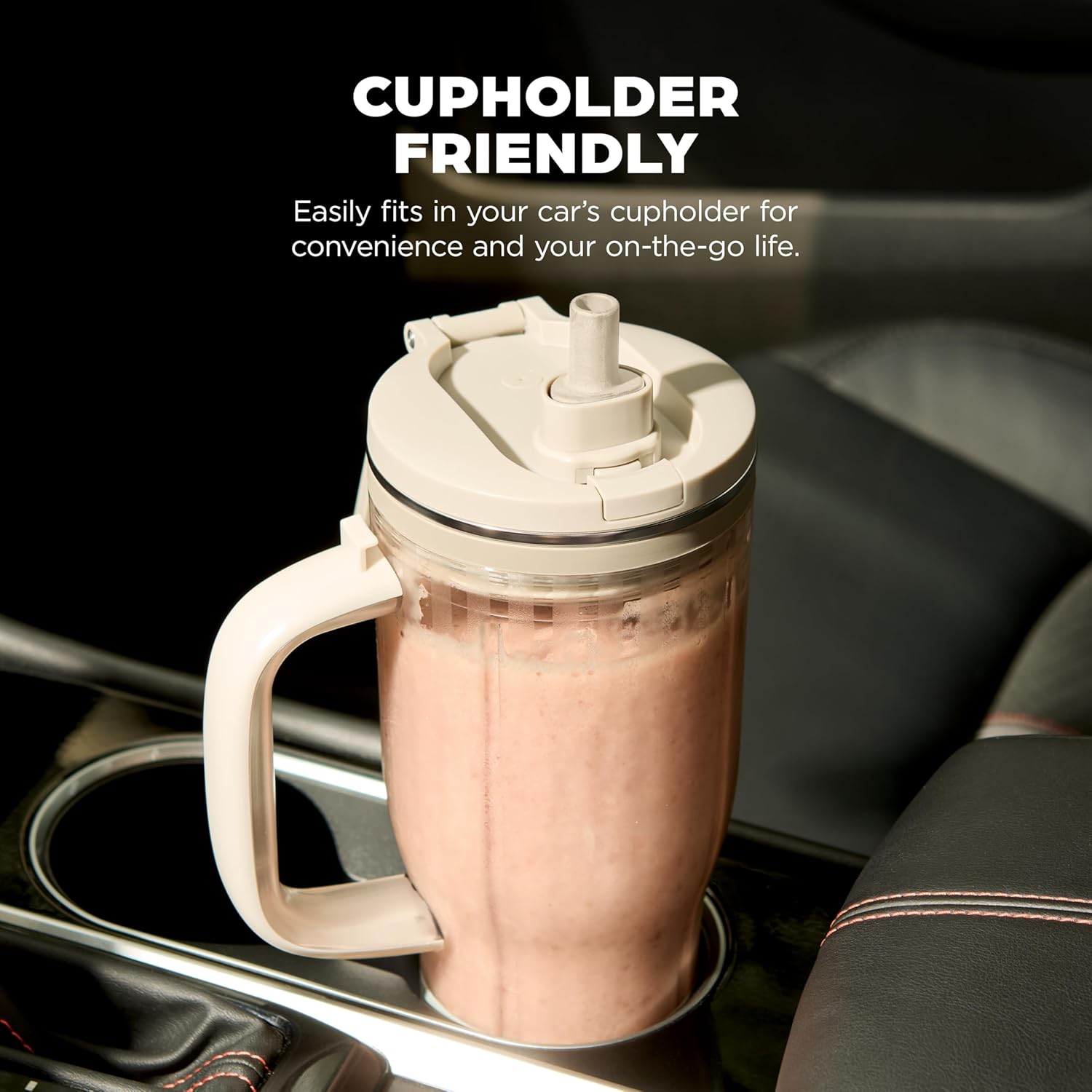 Ninja Blendboss Personal Blender | For Smoothies & Frozen Drinks | 1200-Peak-Watt | 26-oz. Travel Tumbler with LeakProof Chug Spout & Detachable Straw | Auto-iQ | Stone Mint | DB351ST