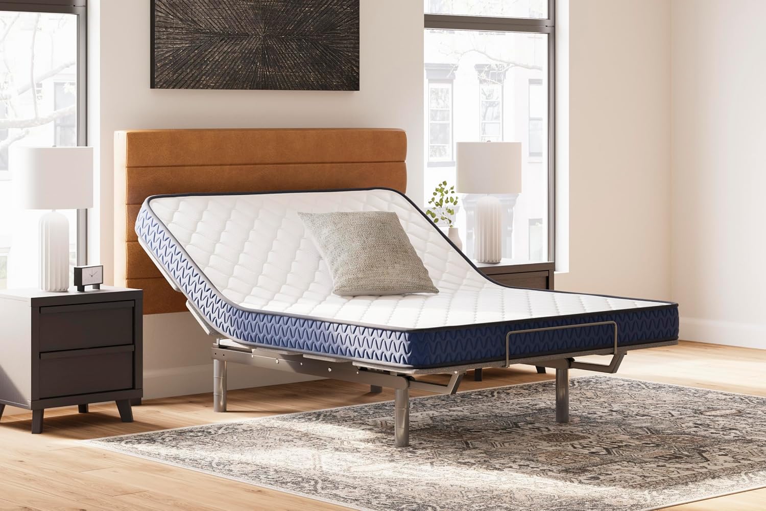 Signature Design by Ashley Twin Size Firm 6" Memory Foam Mattress, Super Soft Foam with Breathable Quilted Cover, Fiberglass-Free, Mattress in A Box, Adjustable Base Compatible, Limited Warranty