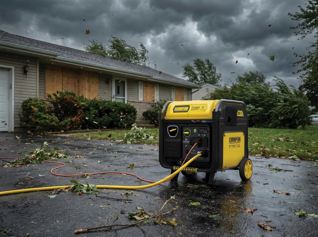 Champion Power Equipment 11,000-Watt Wireless Remote Start Tri Fuel Home Backup Portable Inverter Generator with Quiet Technology and Free 3-Year Warranty