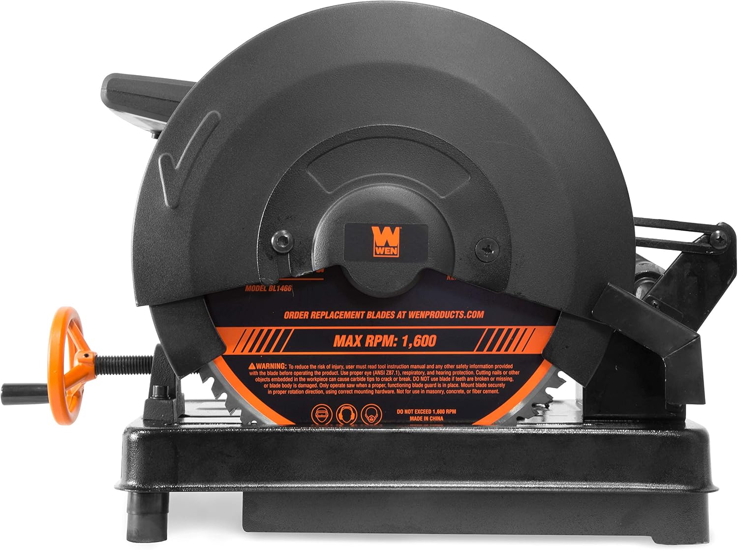WEN CM1446 15-Amp 14-Inch Multi-Material Cut-Off Chop Saw with Carbide-Tipped Metal-Cutting Saw Blade