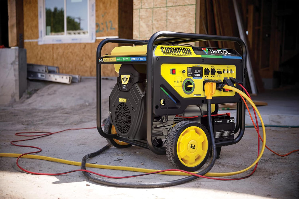 Champion Power Equipment 16,875-Watt Electric Start Tri Fuel Home Backup Portable Generator, Free 3-Year Warranty