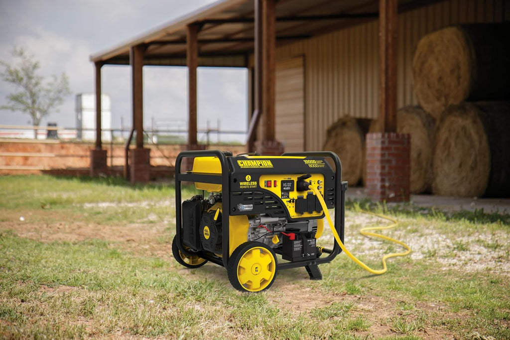 Champion Power Equipment 10,000-Watt Wireless Remote Start Home Backup Portable Generator with Free 3-Year Warranty