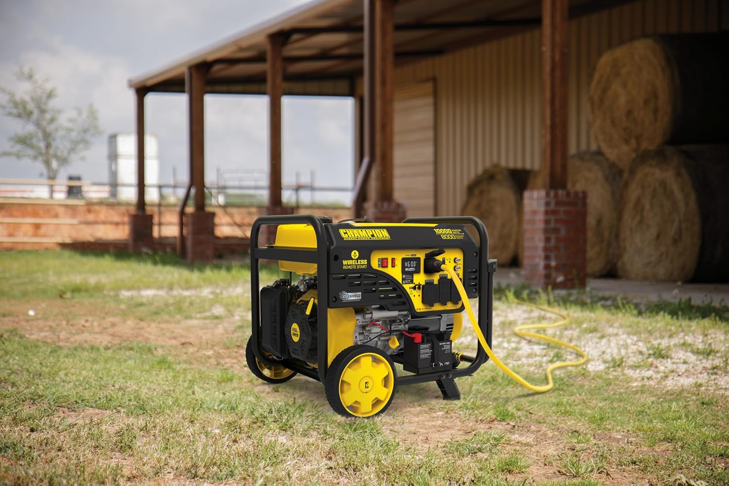 Champion Power Equipment 10,000-Watt Wireless Remote Start Home Backup Portable Generator with Free 3-Year Warranty