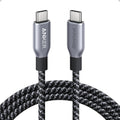 Anker Prime USB C to USB C Cable, 240W Fast Charging Cable (6 FT) | Upcycled braided nylon USB 2.0 cable with 100-year bend durability for iPhone 17/17 Pro/17 Pro Max, MacBook, Galaxy S24