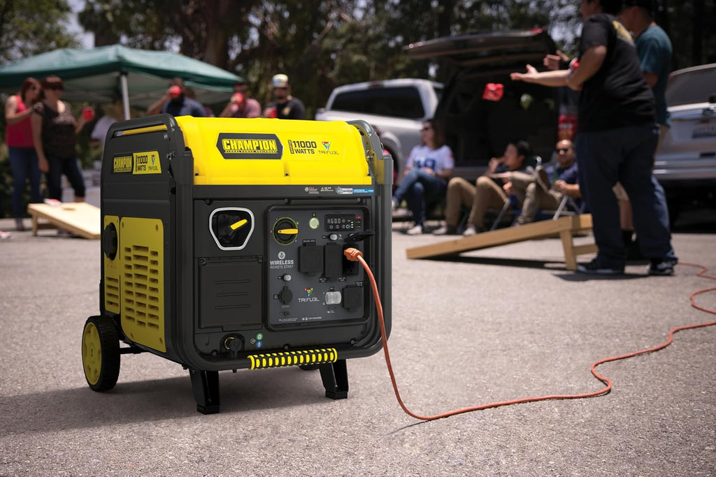 Champion Power Equipment 11,000-Watt Wireless Remote Start Tri Fuel Home Backup Portable Inverter Generator with Quiet Technology and Free 3-Year Warranty