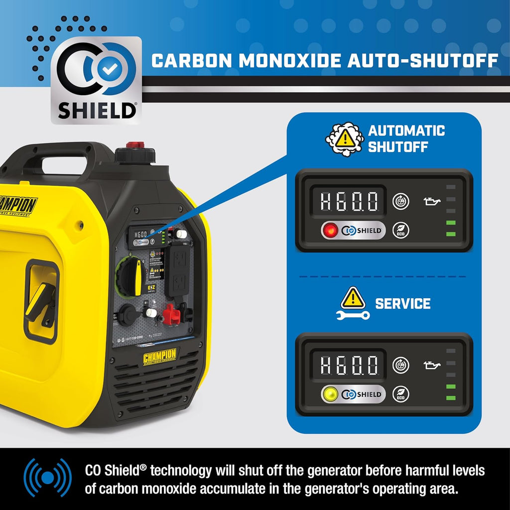 Champion Power Equipment 2500-Watt Ultralight Portable Inverter Generator with Quiet Technology and Free 3-Year Warranty