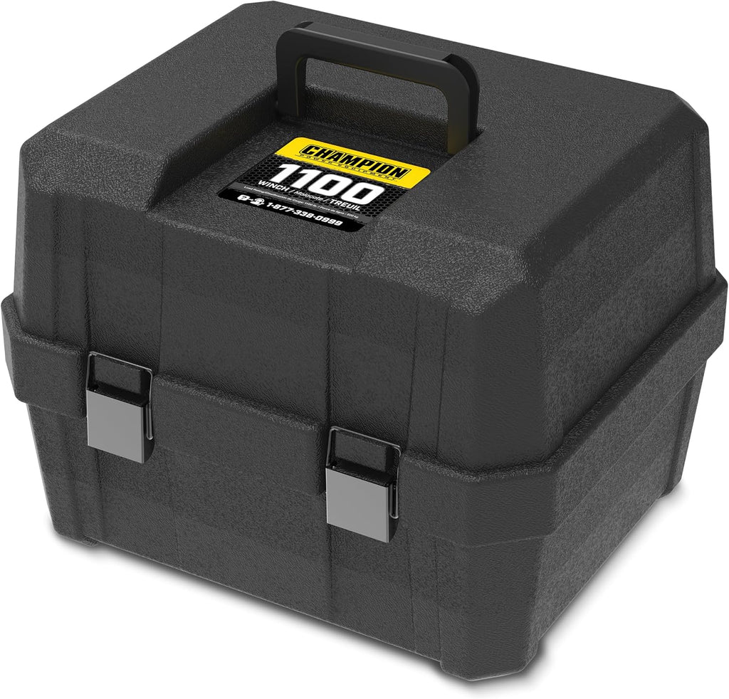 Champion Power Equipment 1100 lb. Portable 120-Volt Electric Winch Kit with Pulling and Lifting Capability