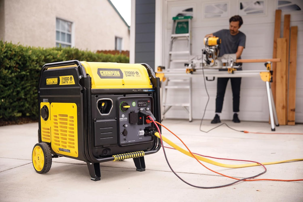 Champion Power Equipment 11,000-Watt Wireless Remote Start Home Backup Portable Inverter Generator with Quiet Technology and Free 3-Year Warranty
