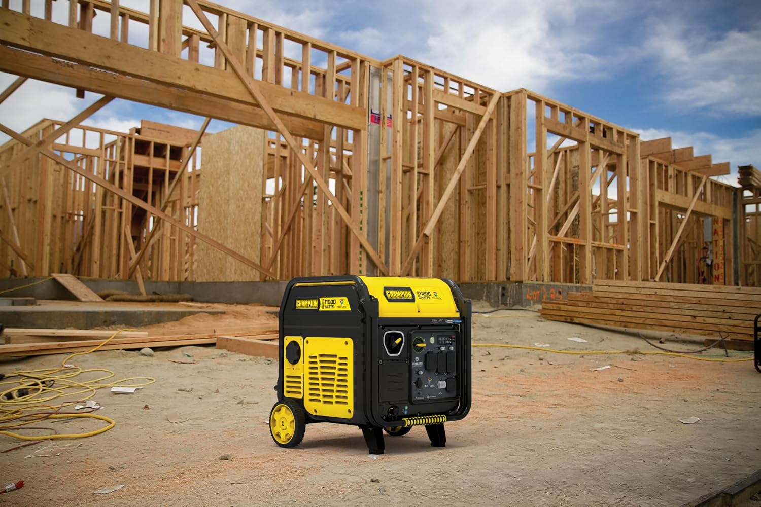 Champion Power Equipment 11,000-Watt Wireless Remote Start Tri Fuel Home Backup Portable Inverter Generator with Quiet Technology and Free 3-Year Warranty