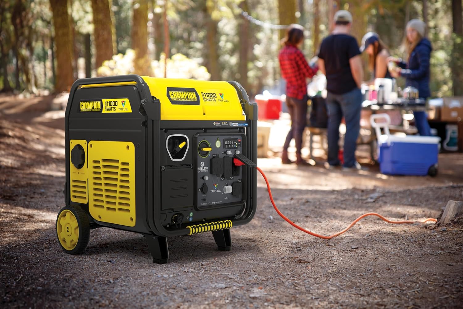 Champion Power Equipment 11,000-Watt Wireless Remote Start Tri Fuel Home Backup Portable Inverter Generator with Quiet Technology and Free 3-Year Warranty