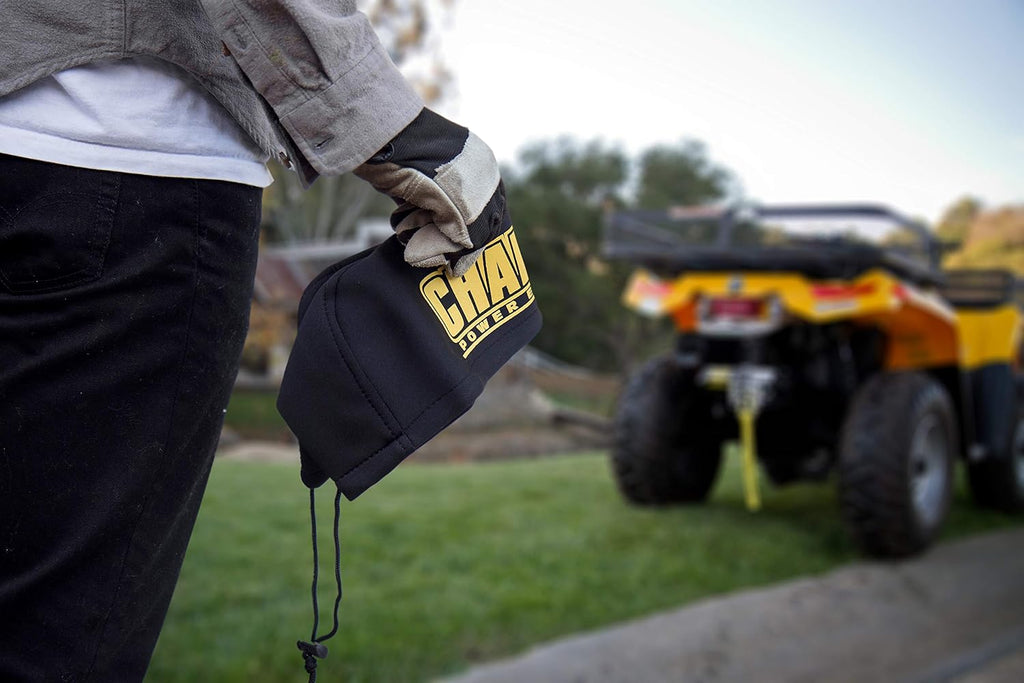 Champion Weather-Resistant Neoprene Storage Cover for Winches 4000-5000 lb.