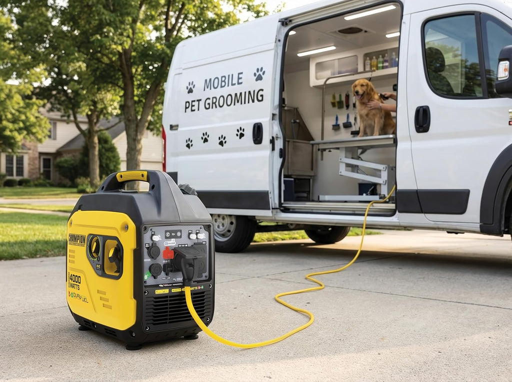 Champion Power Equipment 4000-Watt Dual Fuel RV Ready Portable Inverter Generator with Quiet Technology and Free 3-Year Warranty