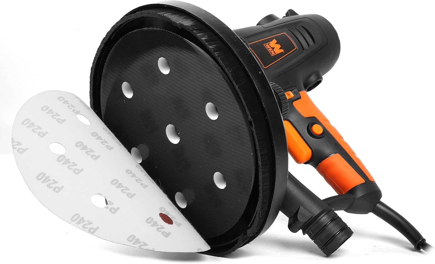WEN DW1085 10-Amp Variable Speed Handheld Drywall Sander with Dust Hose and Collection Bag , Black