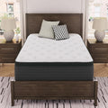 Signature Design by Ashley Queen Pillow Top 13 ' Pillow Top Hybrid Mattress with Gel Memory Foam, Edge Support for Cool Sleep and Pressure Relief, Fiberglass-Free, Bed In A Box
