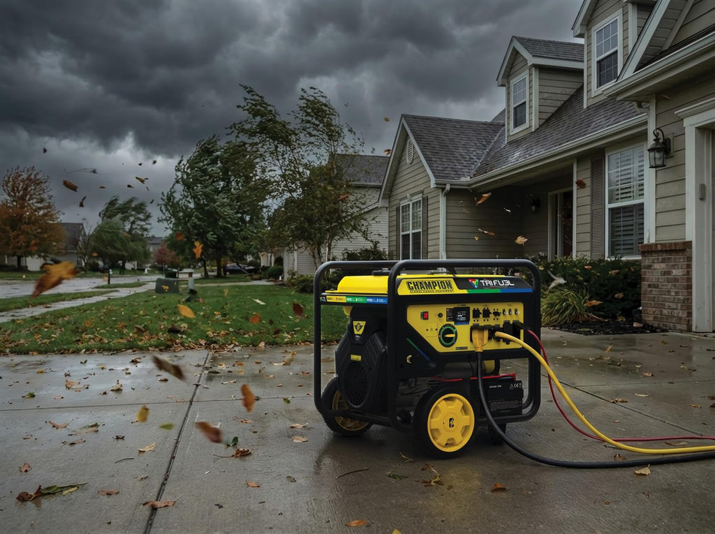 Champion Power Equipment 16,875-Watt Electric Start Tri Fuel Home Backup Portable Generator, Free 3-Year Warranty