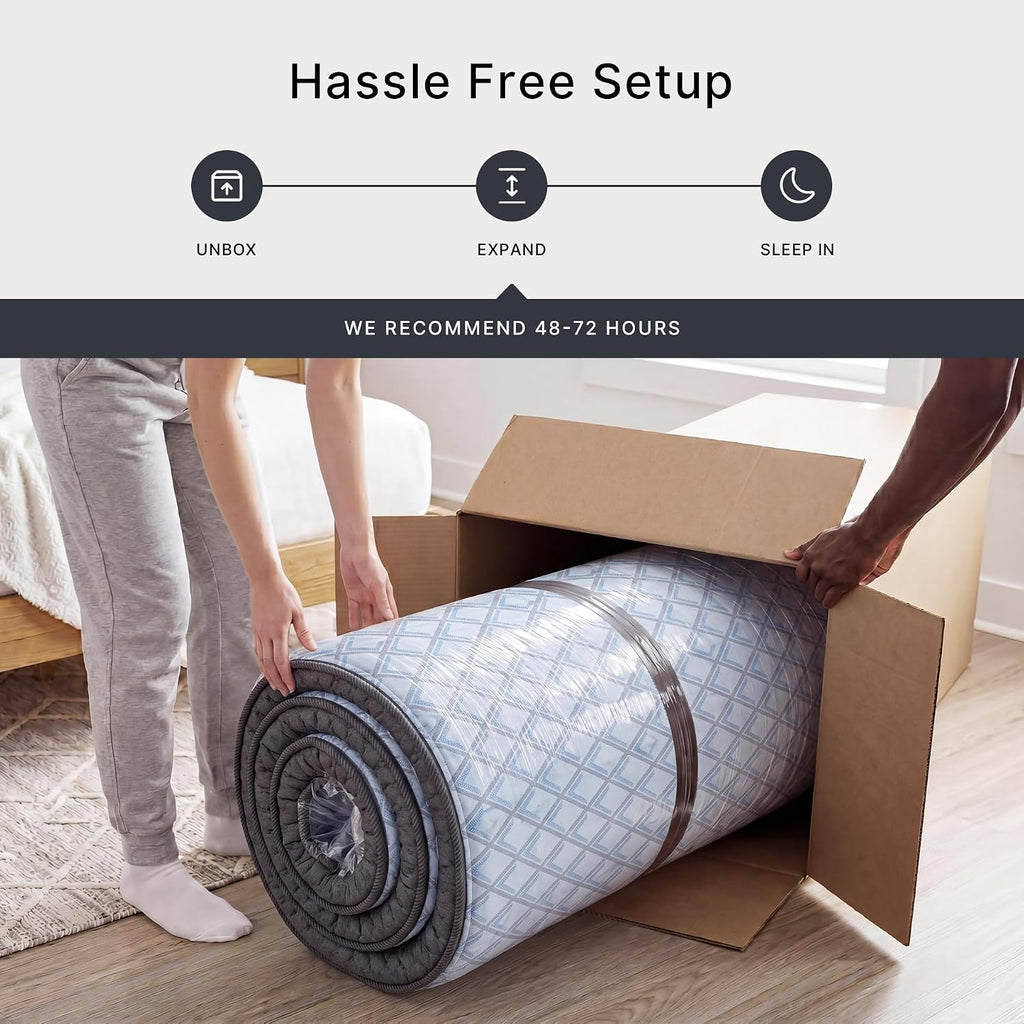 Signature Design by Ashley Destin Cove PT Extra Plush 16 Inch Mattress with Low Motion Transfer and Temperature Regulating, Mattress in a Box, Queen