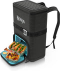 Ninja | Backpack Cooler | FrostVault Go 24 Can Soft Cooler | Leakproof Zipper with Built in Can Opener, 2 Ice Packs & Dry Storage Drawer | for Hiking, Camping & More | Charcoal Gray | FF124CG