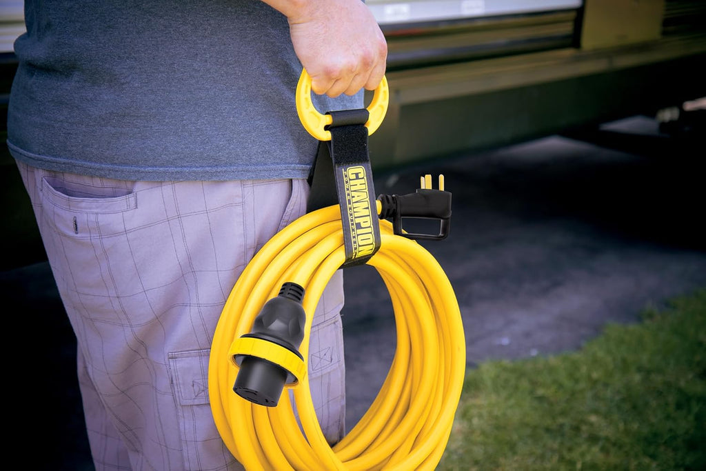 Champion Power Equipment 30-Foot 30-Amp 125-Volt RV Generator Power Cord, (TT-30P to L5-30R)