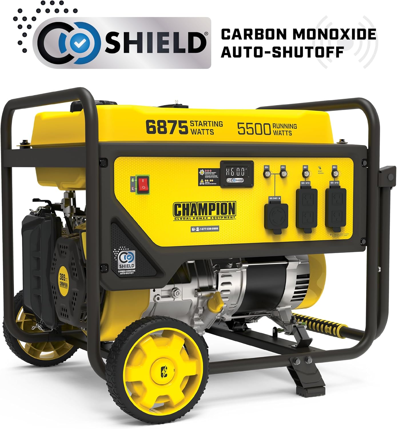 Champion Power Equipment 6875-Watt Portable Generator with Free 3-Year Warranty