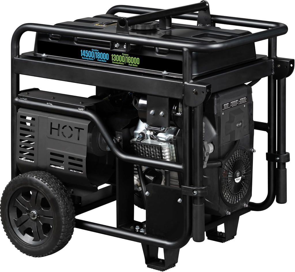 Westinghouse 18000 Peak Watt Dual Fuel Home Backup Portable Generator, Remote Electric Start, Transfer Switch Ready, Gas and Propane Powered