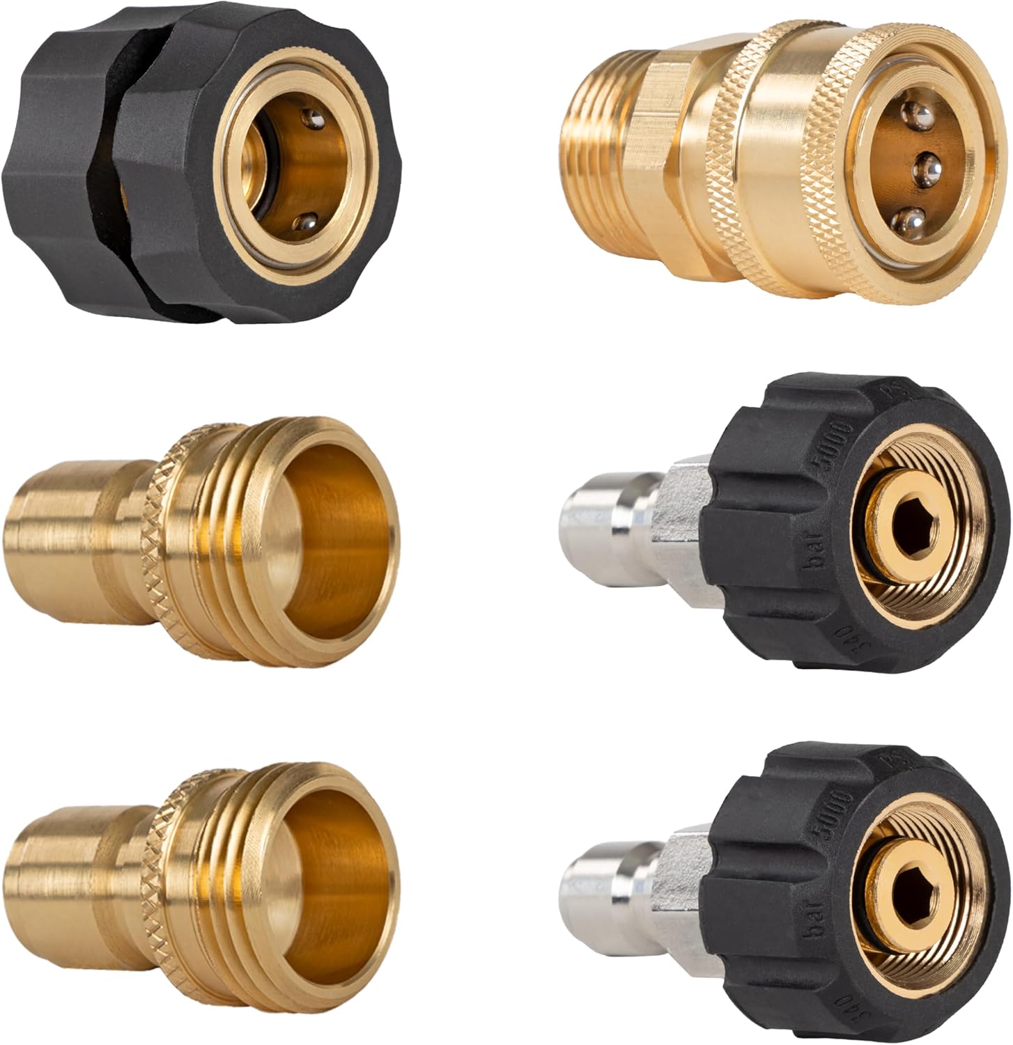 Westinghouse Heavy-Duty, Quick-Connect 6-Piece Kit, for Pressure Washer and Garden Hoses