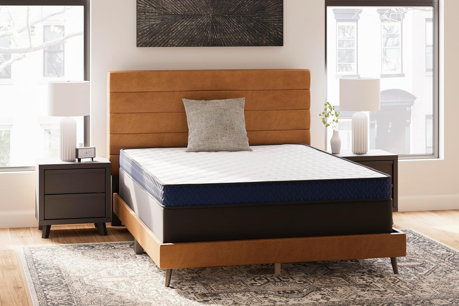 Signature Design by Ashley Twin Size Firm 6" Memory Foam Mattress, Super Soft Foam with Breathable Quilted Cover, Fiberglass-Free, Mattress in A Box, Adjustable Base Compatible, Limited Warranty