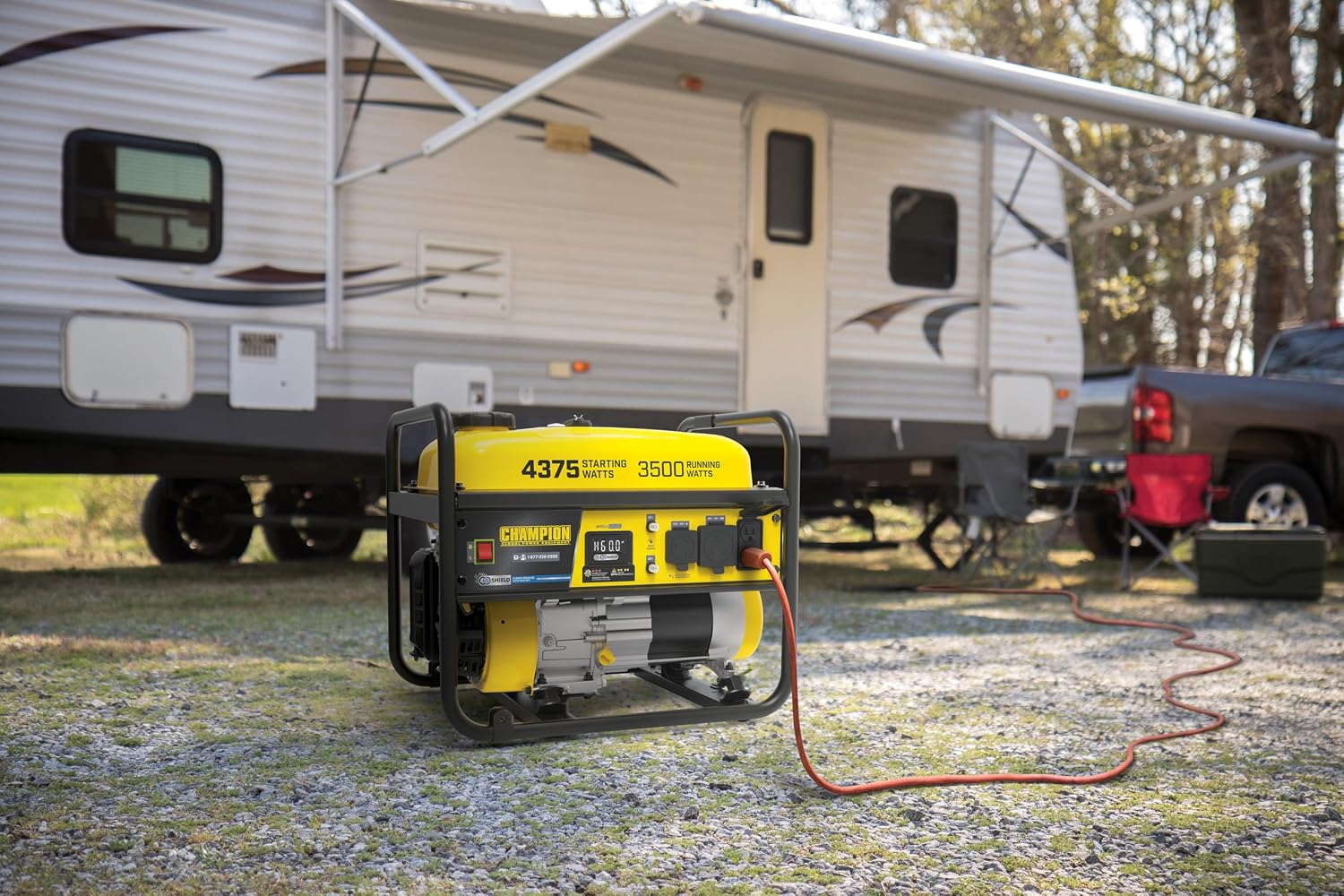 Champion Power Equipment 4375-Watt RV Ready Portable Generator with Free 3-Year Warranty