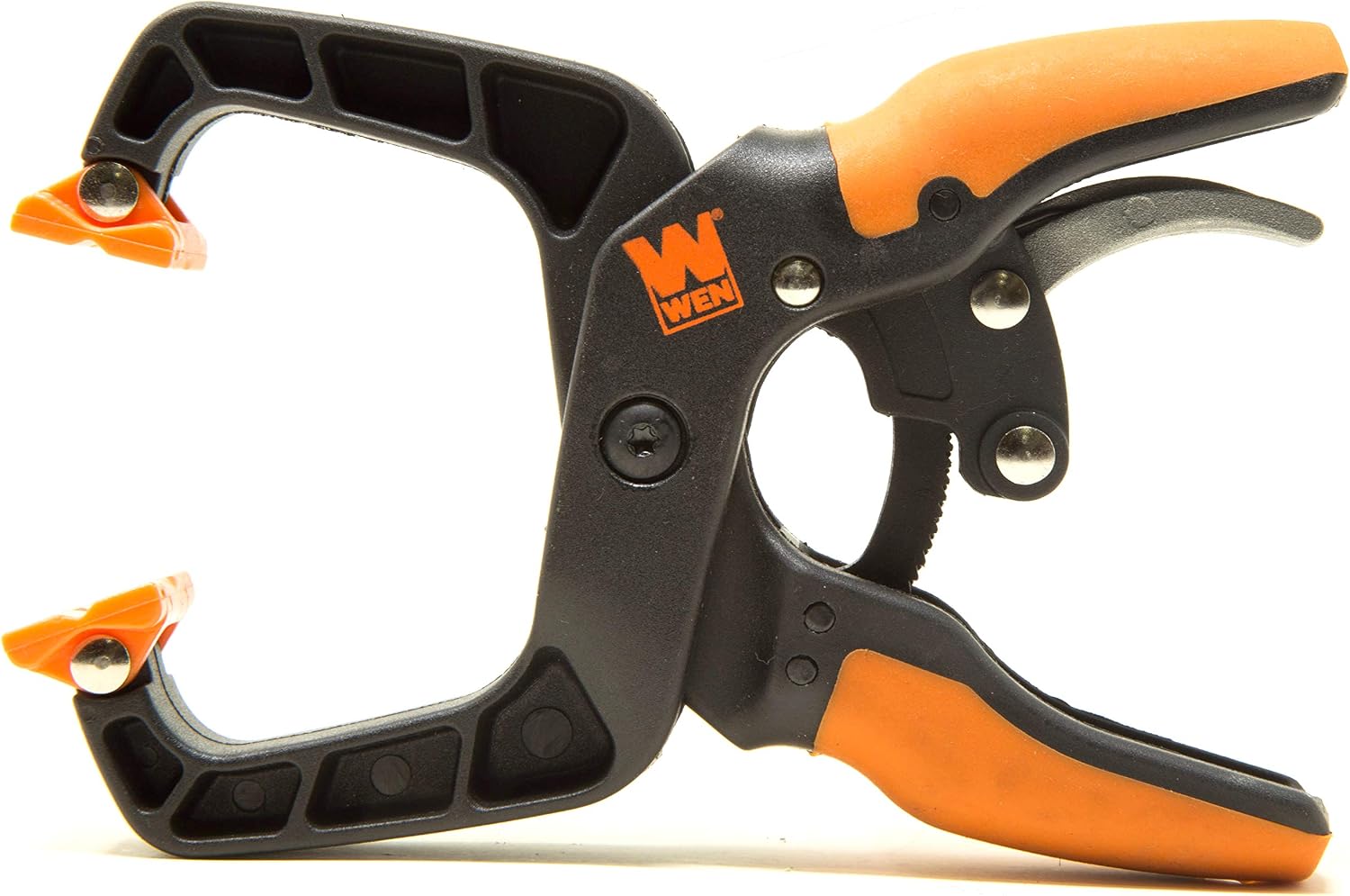 WEN CLH151 Quick-Release Ratcheting Hand Clamps with 1.5-Inch Jaw Opening and 1.5-Inch Throat, 4 Pack
