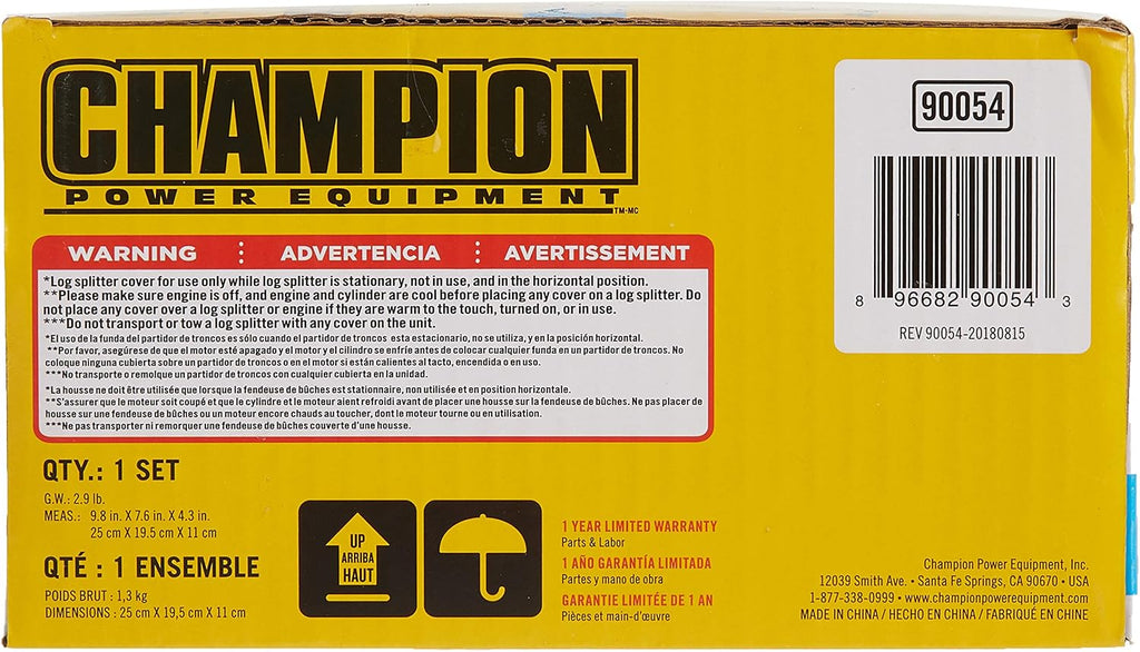 Champion Weather-Resistant Storage Cover for 15-27-Ton Log Splitters