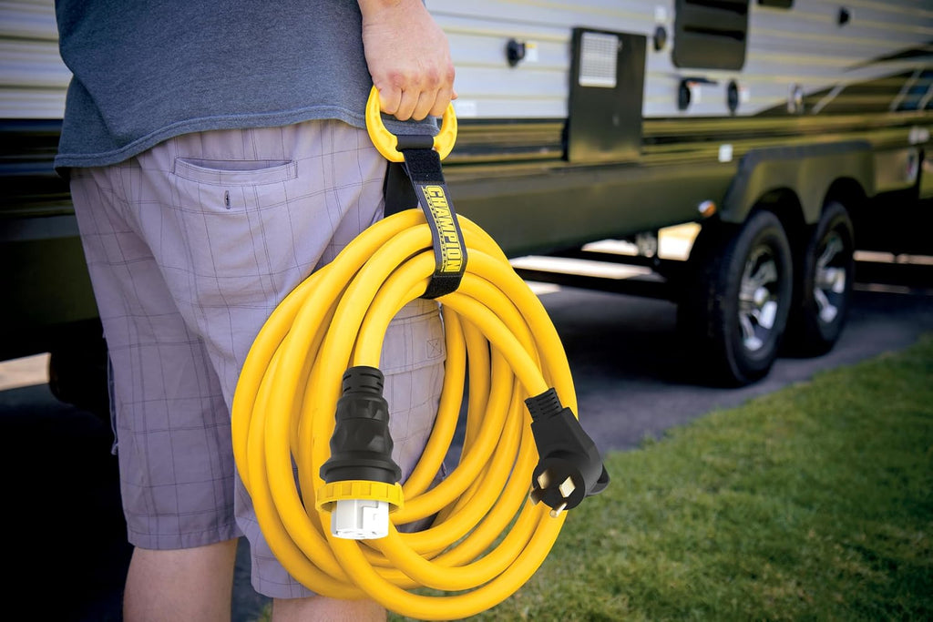 Champion Power Equipment 30-Foot 50-Amp 125/250-Volt RV Generator Power Cord, (14-50P to SS2-50R)