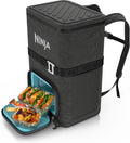 Ninja | Backpack Cooler | FrostVault Go 36 Can Soft Cooler | Leakproof Zipper with Built in Can Opener, 2 Ice Packs & Dry Storage Drawer | for Hiking, Camping & More |Charcoal Gray | FF136CG