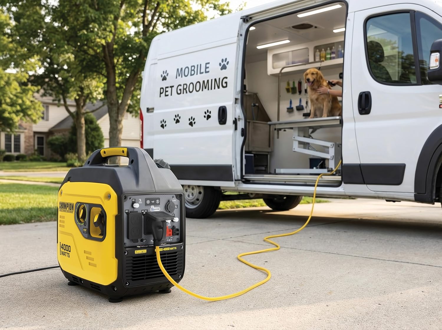 Champion Power Equipment 4000-Watt RV Ready Portable Inverter Generator with Quiet Technology and Free 3-Year Warranty