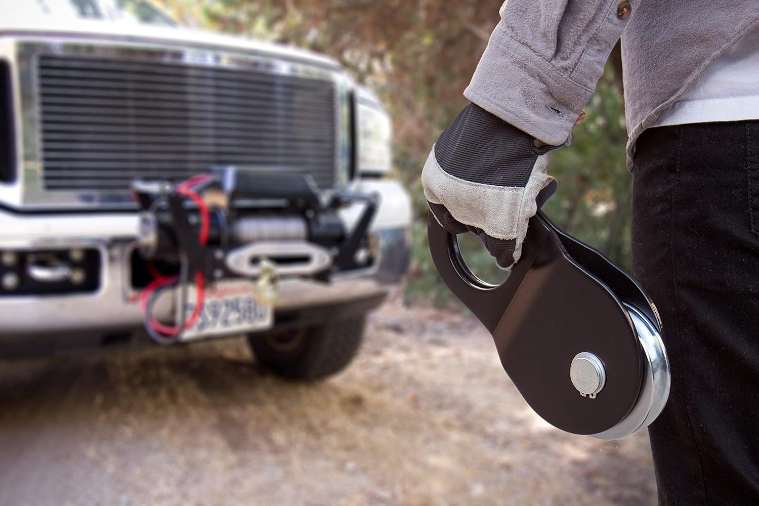 Champion Power Equipment-C11003 Snatch Block, 15,000 lb.