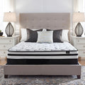 Signature Design by Ashley Queen Size Chime 8 Inch Medium Firm Innerspring Mattress with Pressure Relief Quilt Foam, Fiberglass-Free, Mattress In A Box