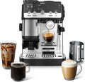 Ninja Luxe™ Café Mini | Espresso Machine & Drip Coffee | Built-in Burr Grinder, Precision Scale & Manual Steam Wand | Lattes, Cappuccinos & More | Stainless Steel | ES301